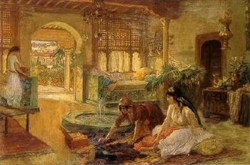 unknow artist Arab or Arabic people and life. Orientalism oil paintings  334 oil painting image